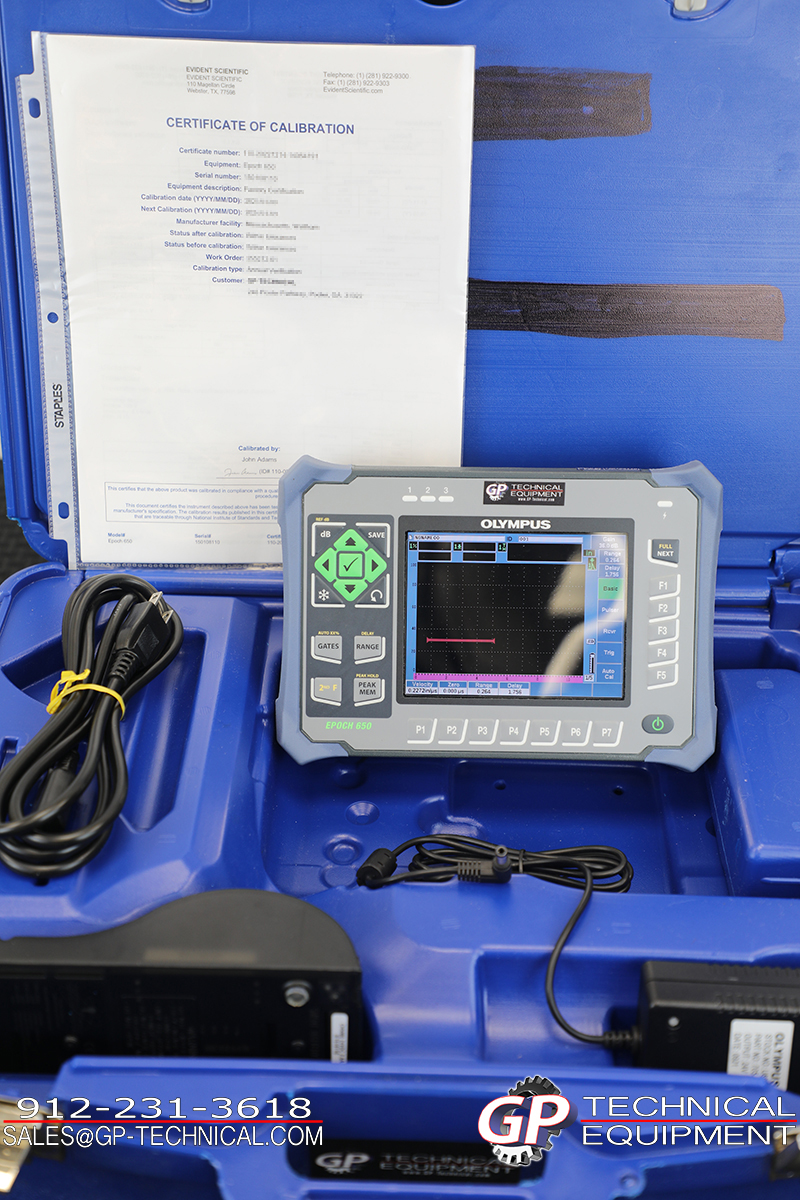 Olympus Epoch 650 Ultrasonic Flaw Detector GP Technical