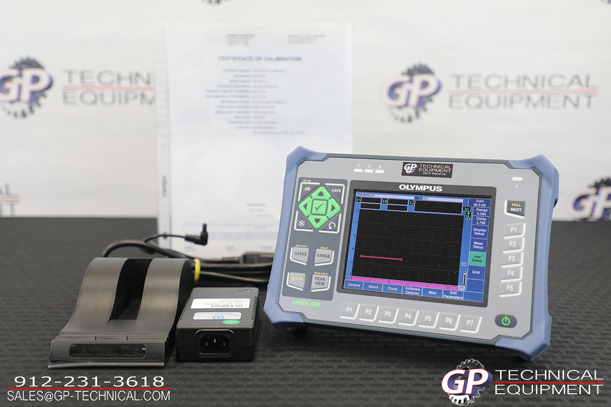 Olympus Epoch 650 Ultrasonic Flaw Detector GP Technical