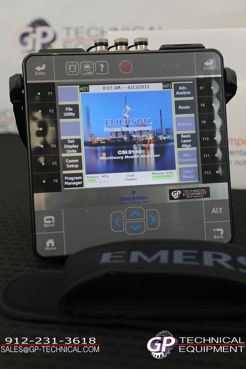 Emerson CSI 2140 Machine Health Analyzer GP Technical