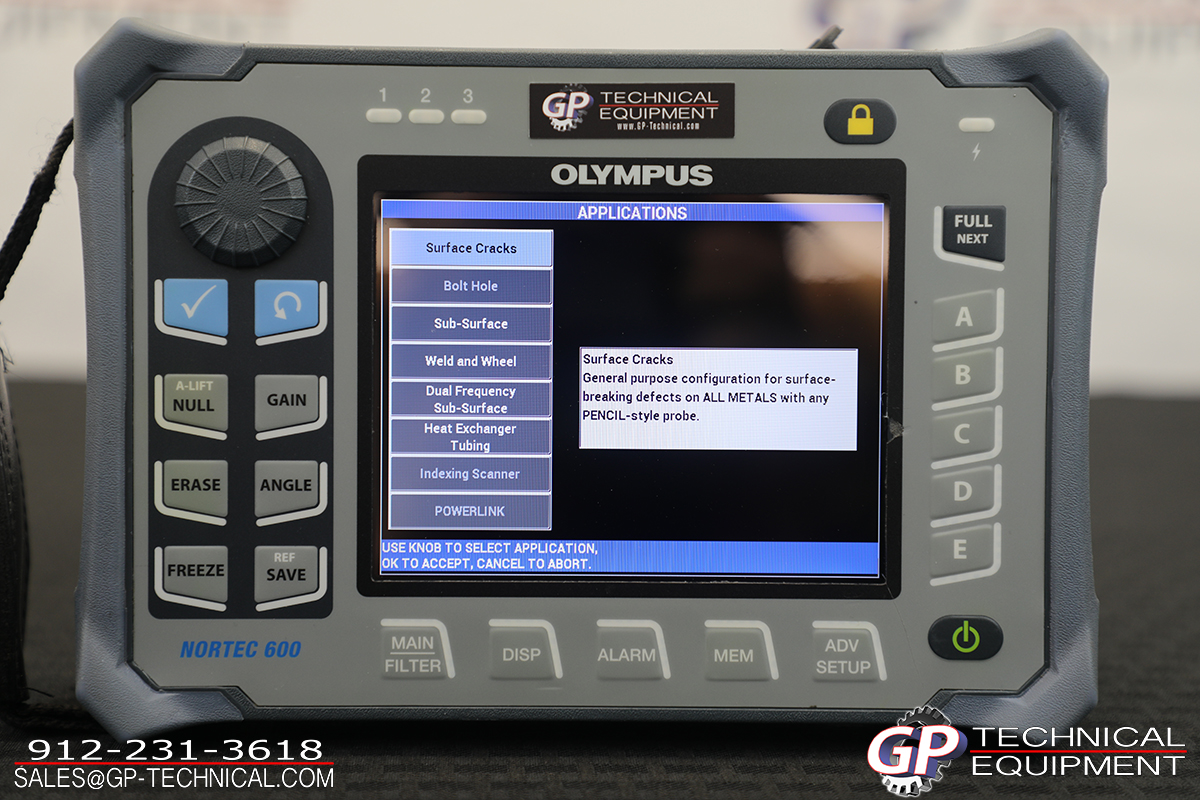 Olympus Nortec 600D Eddy Current Flaw Detector GP Technical