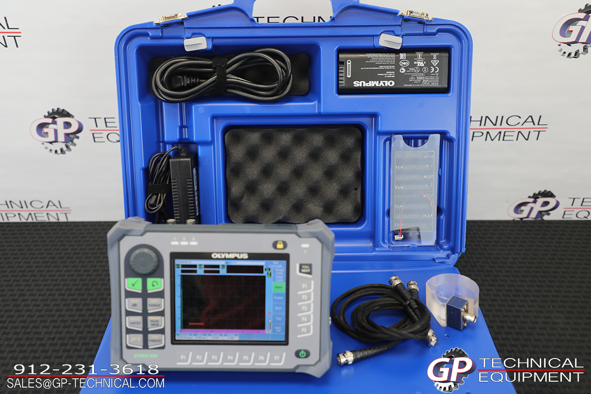 Olympus Epoch 650 Ultrasonic Flaw Detector w/AWS & DGS GP Technical